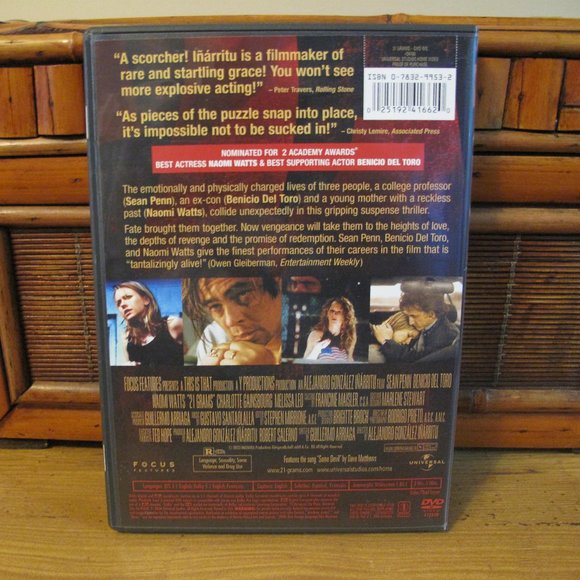 21 Grams DVD in Case - Picture 2 of 5